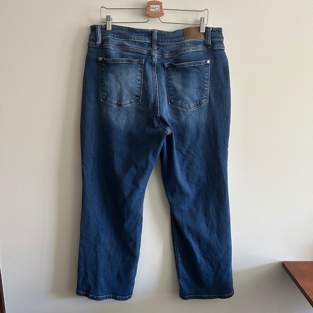 Judy Blue Straight Fit Jeans Blue 18W Medium Wash High Stretch JB82629MD-PL - Picture 4 of 6